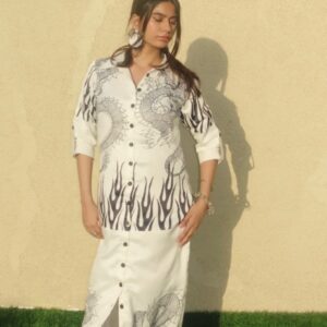 Indrani - White & Black