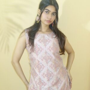 Kavach - Rose pink and gold